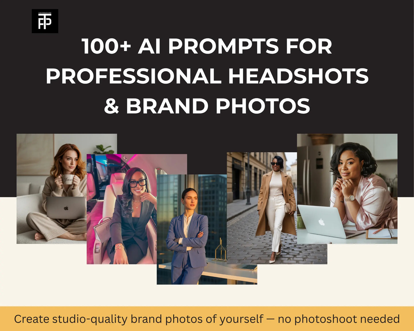 100+ AI Prompts for Professional Headshots & Brand Photos